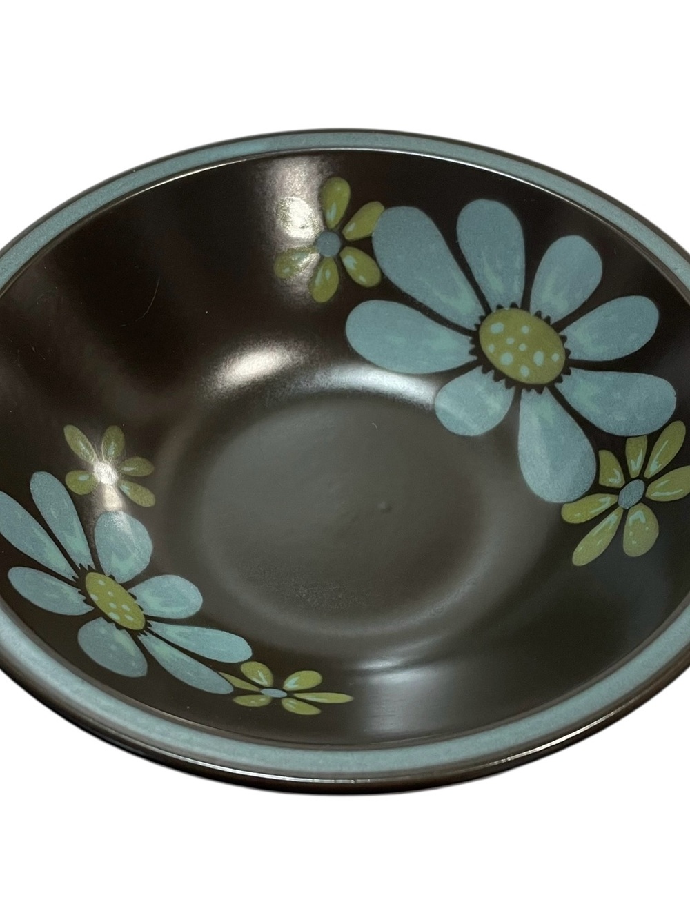Vintage 1960s Mikasa Majorka Monza 7504 Japan Serving Bowl - Dark Brown